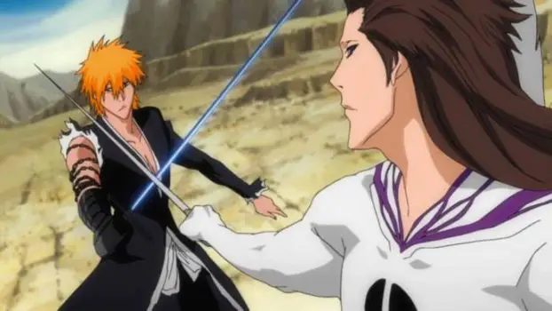 Aksi Pedang yang Menakjubkan Adegan anime aksi dengan pedang