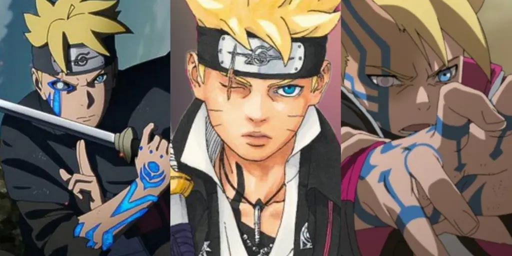 Karakter-karakter Boruto Gambar karakter-karakter utama dalam anime Boruto