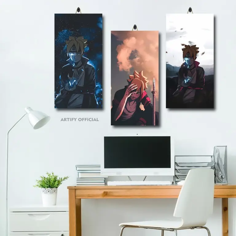 Pemandangan Konoha Gambar pemandangan Konoha di anime Boruto