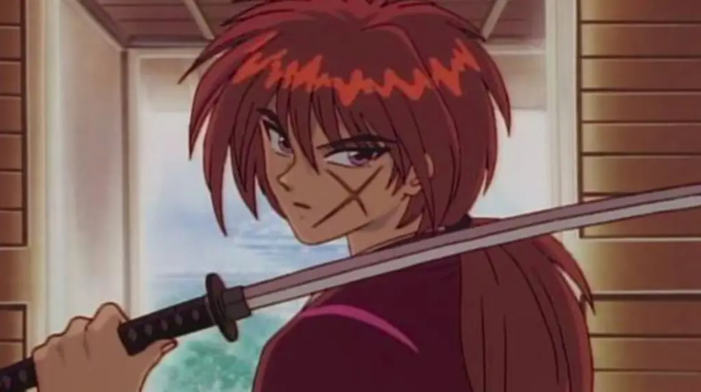 Adegan pertarungan yang menegangkan dalam Samurai X Adegan pertarungan pedang Kenshin Himura yang epik