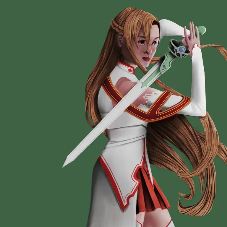 Asuna, Teman Setia Kirito Gambar Asuna, teman seperjuangan Kirito