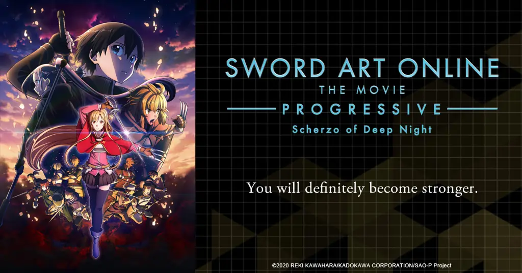 Petualangan Baru Kirito dan Asuna Gambar adegan dari Sword Art Online Progressive