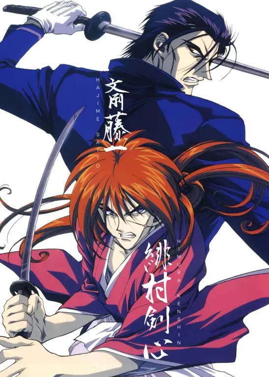 Poster resmi Samurai X Poster film anime Samurai X