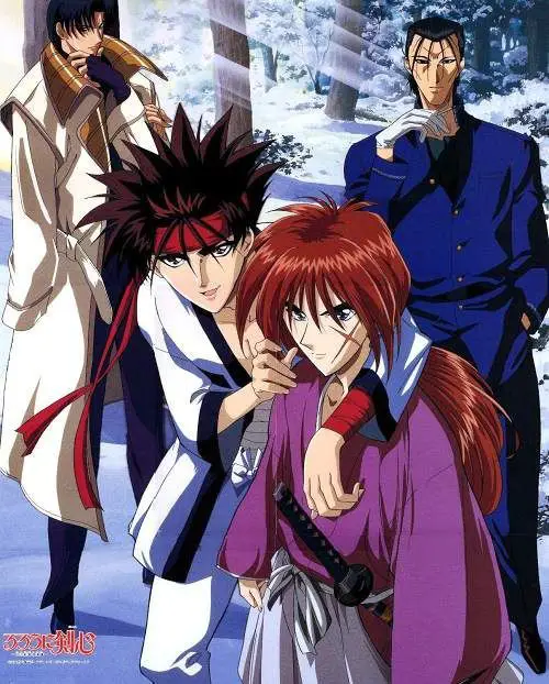 Kenshin Himura: Sang Pembunuh yang Berubah Potret Kenshin Himura, sang protagonis Samurai X.