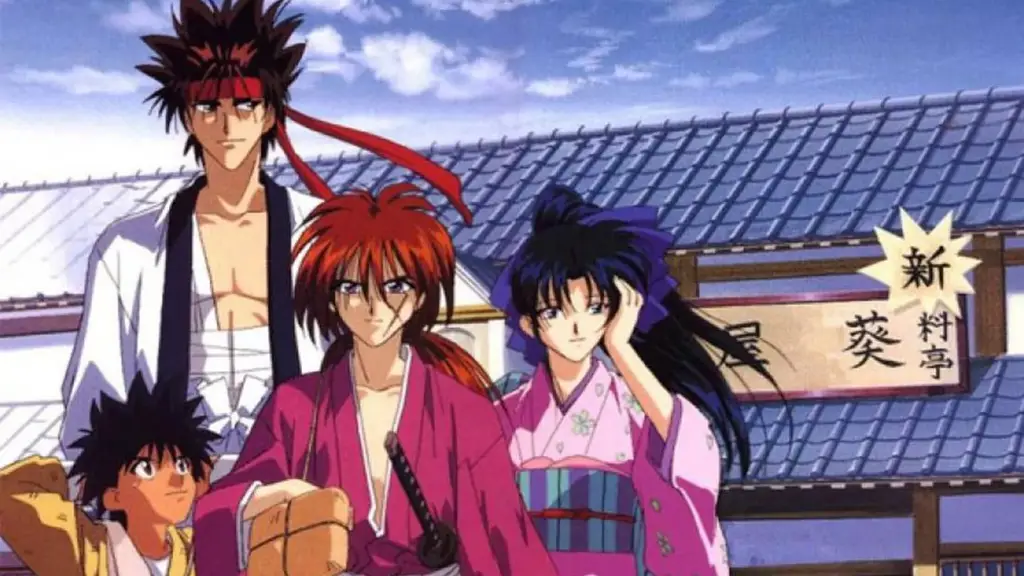 Poster resmi anime Samurai X Poster film anime Samurai X