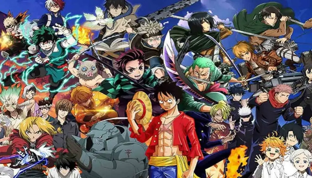 Menikmati anime bersama Menonton anime bersama teman-teman
