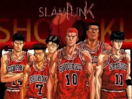 Tim Basket SMA Shohoku yang Legendaris Gambar tim basket SMA Shohoku dalam anime Slam Dunk