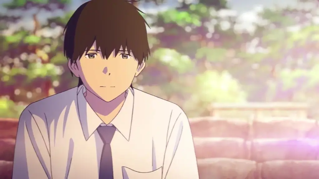 Adegan mengharukan dari anime Kimi no Suizou wo Tabetai Gambar adegan dari anime Kimi no Suizou wo Tabetai