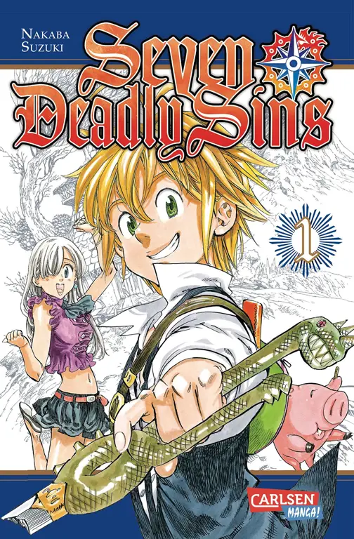 Sampul manga Nanatsu no Taizai Sampul manga Nanatsu no Taizai