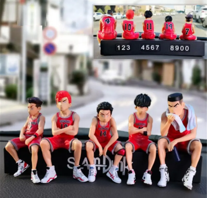 Persahabatan yang kuat di antara para pemain Shohoku Gambar para karakter utama anime Slam Dunk