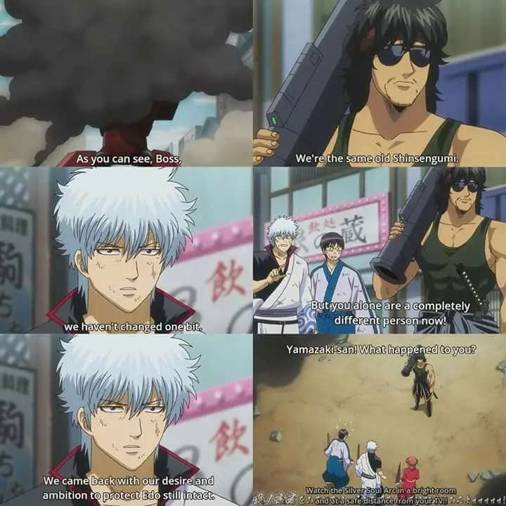 Salah satu adegan seru dari anime Gintama Adegan menarik dari anime Gintama