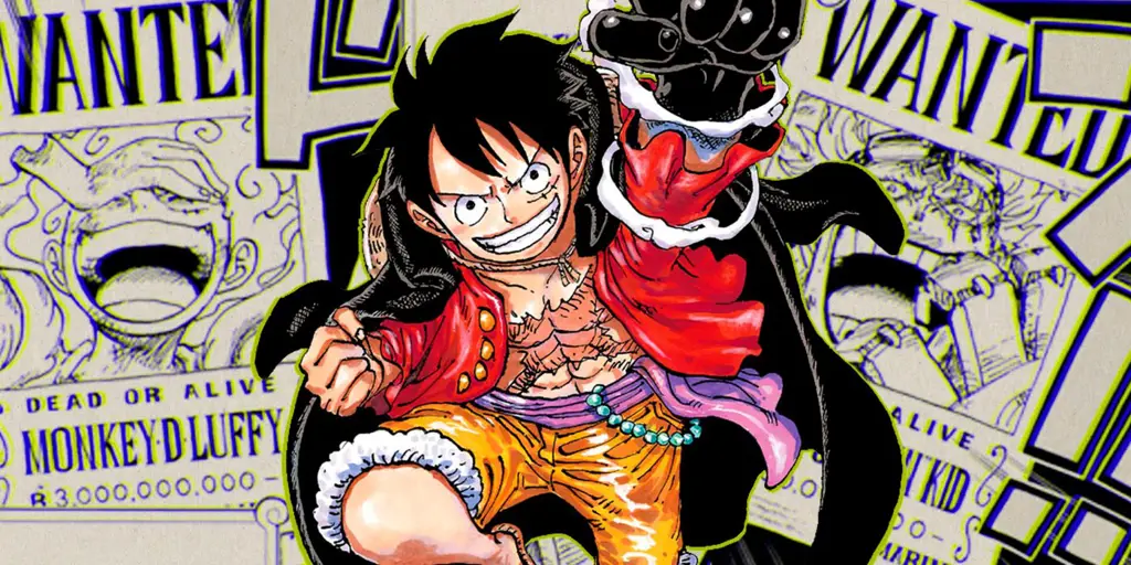 Luffy si Topi Jerami, pemimpin kru Topi Jerami Gambar Luffy, karakter utama One Piece