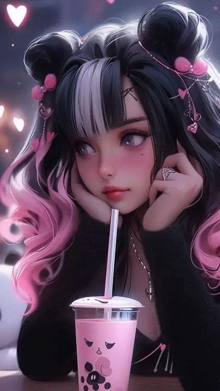 Menikmati Anime dengan Aman dan Nyaman Gambar karakter anime menonton televisi