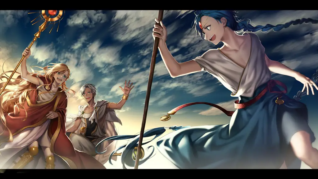 Peta Dunia Magi Gambar peta dunia dari anime Magi
