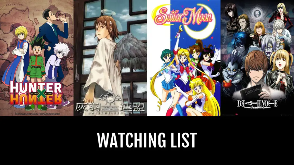 Menikmati Hiburan Anime Gambar karakter anime menonton TV