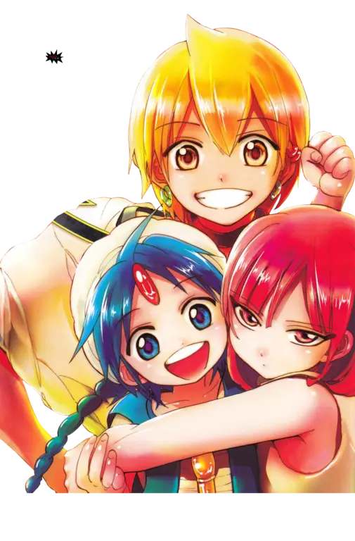 Petualangan Aladdin dan Alibaba Aladdin dan Alibaba dalam anime Magi