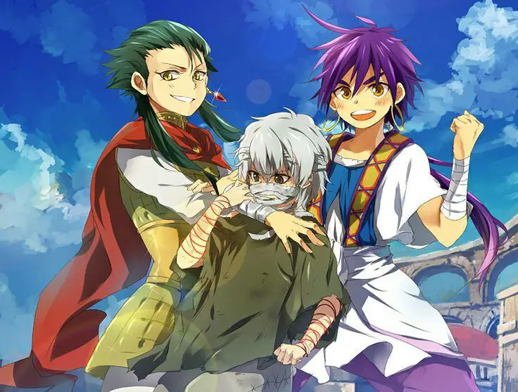 Raja Sinbad dari Sindria Sinbad dalam anime Magi