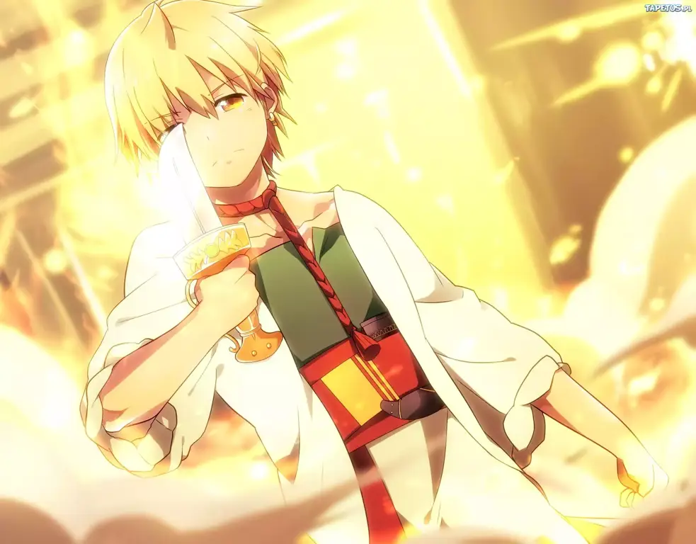 Alibaba Saluja, sang protagonis dalam anime Magi Gambar Alibaba, karakter utama dalam anime Magi