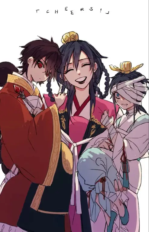 Para Karakter Utama Magi Gambar kumpulan karakter utama anime Magi