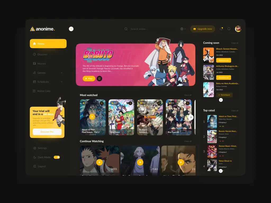 Antarmuka Website Streaming Anime yang Aman Gambar antarmuka website streaming anime yang aman dan terpercaya