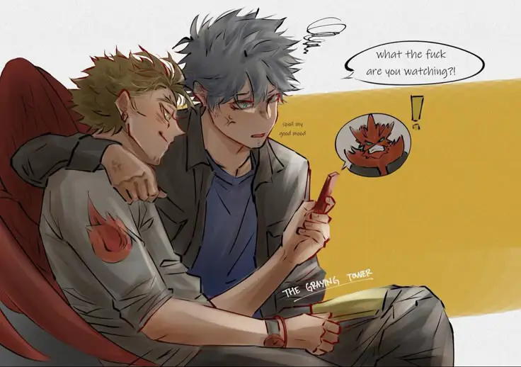 Menonton Anime Bersama Teman Gambar penggemar anime menonton bersama