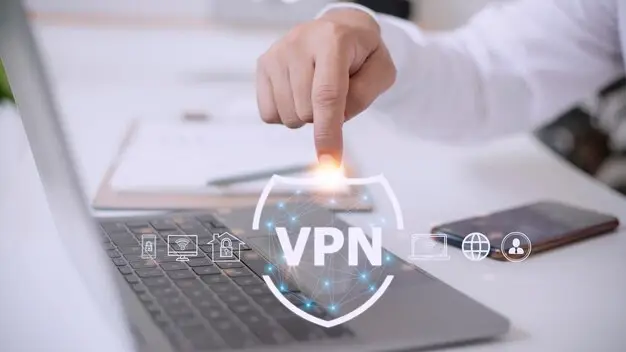 Keamanan VPN saat Streaming Ilustrasi koneksi VPN yang aman
