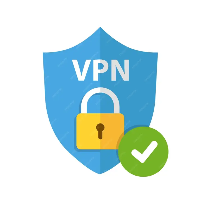 Keamanan dengan VPN Ilustrasi koneksi VPN yang aman