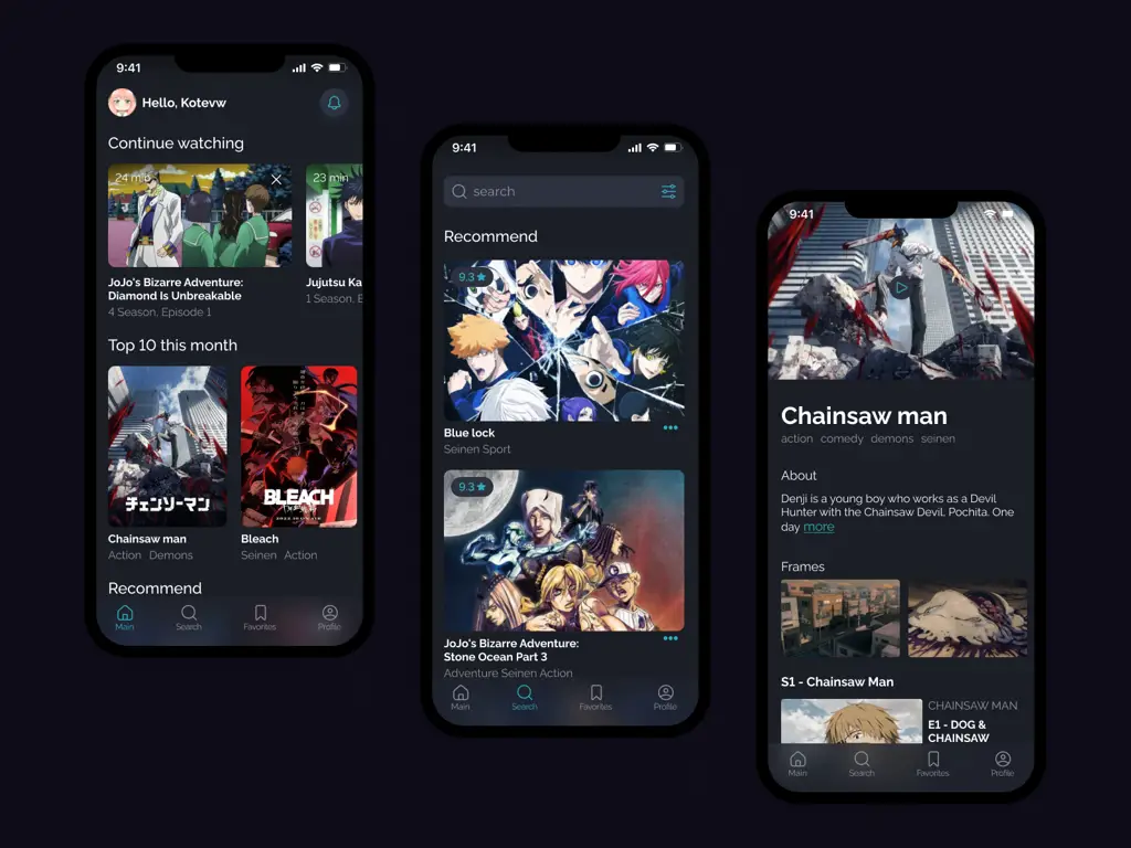 Antarmuka Aplikasi Streaming Anime Contoh antarmuka aplikasi streaming anime yang bagus
