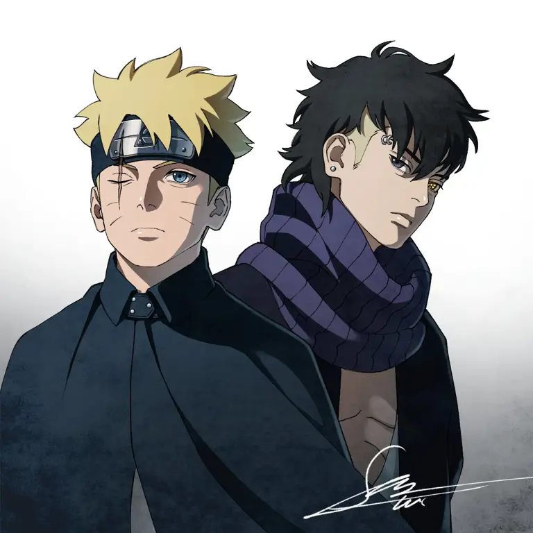 Boruto dan Kawaki Gambar Boruto dan Kawaki