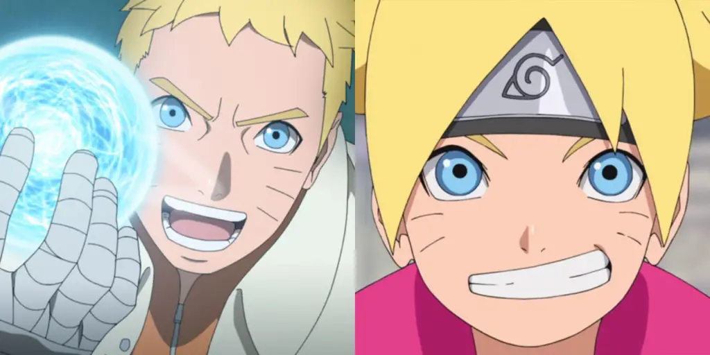 Naruto dan Boruto Gambar Naruto dan Boruto bersama