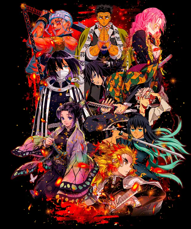 Koleksi Anime yang Beragam Berbagai poster anime