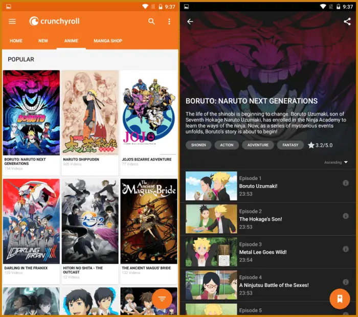 Aplikasi Nonton Anime Jepang Terbaik Gambar berbagai aplikasi nonton anime terbaik