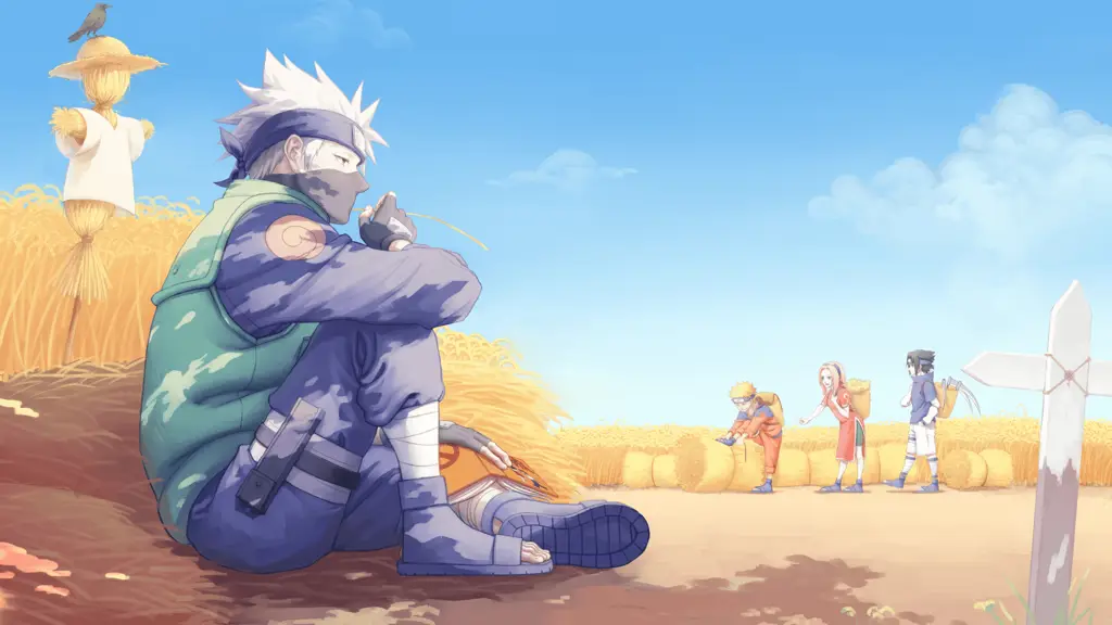 Pemandangan indah dalam anime Naruto Shippuden Gambar pemandangan alam di Naruto Shippuden