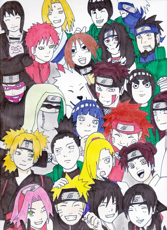 Karakter-karakter ikonik dalam Naruto Shippuden Para karakter utama Naruto Shippuden