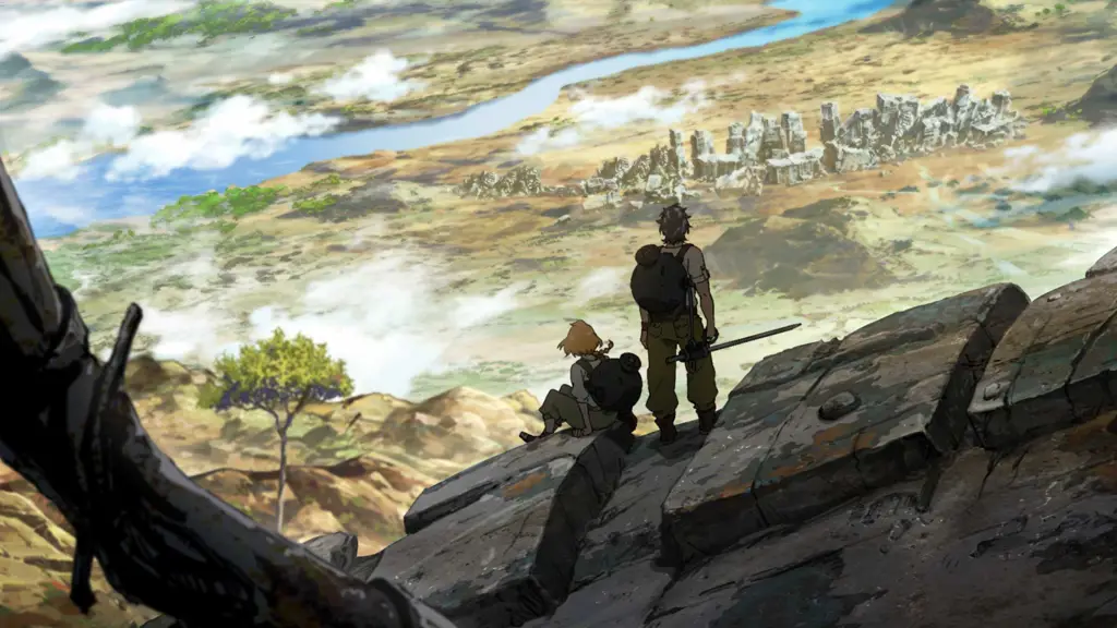 Ilustrasi karakter dari anime Deca-dence Gambar anime Deca-dence
