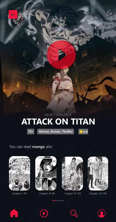 Antarmuka Situs Streaming Anime yang Mudah Digunakan Contoh antarmuka situs streaming anime
