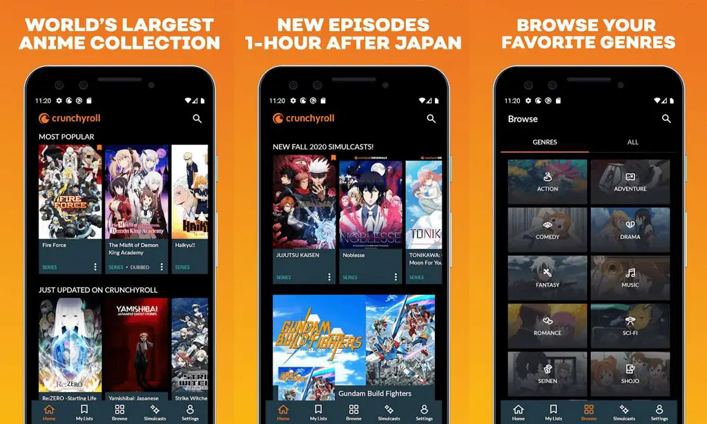 Memilih Aplikasi Streaming Anime yang Tepat Gambar berbagai aplikasi streaming anime di Android