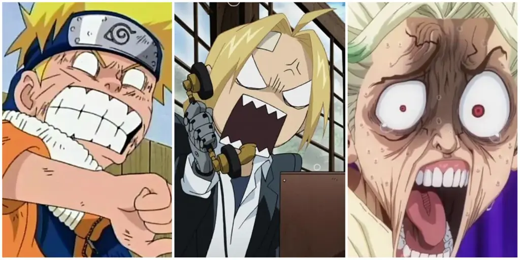 Berbagai adegan komedi dari anime populer Gambar adegan lucu dari berbagai anime