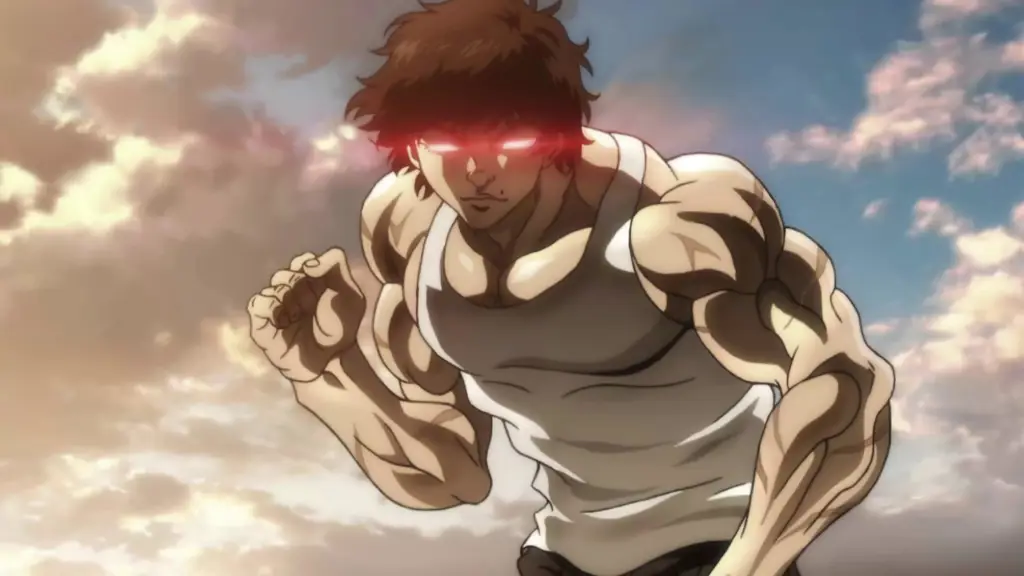 Kekuatan Baki Hanma Baki Hanma dalam pose bertarung yang gagah berani