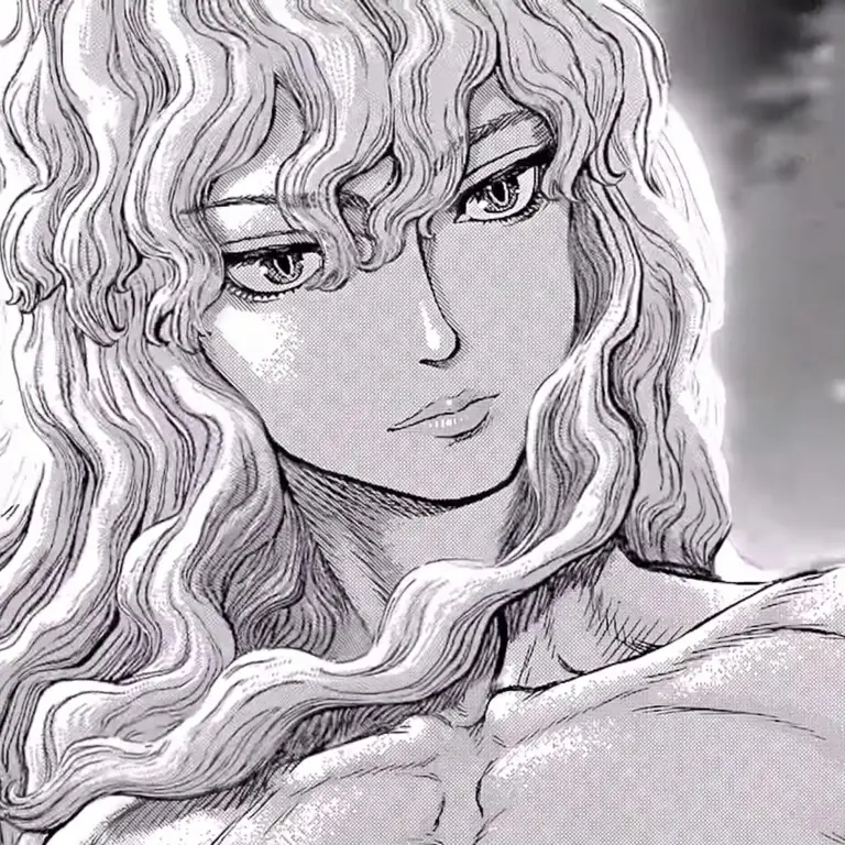 Griffith, rival abadi Guts dalam anime Berserk Gambar Griffith dari anime Berserk