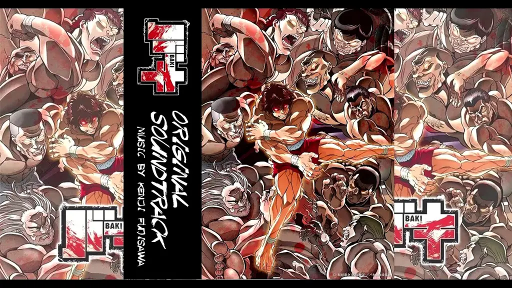 Adegan pertarungan yang menegangkan dalam anime Baki 2018 Gambar adegan pertarungan epik dalam anime Baki 2018