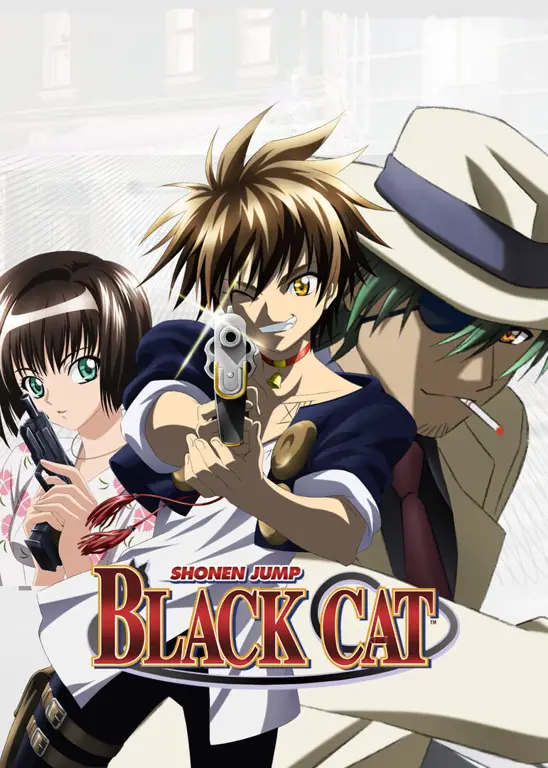 Karakter-karakter utama dalam anime Black Cat Gambar karakter-karakter utama dalam anime Black Cat
