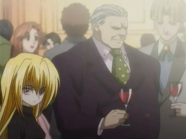 Adegan aksi menegangkan dalam Black Cat Gambar adegan menegangkan dari anime Black Cat