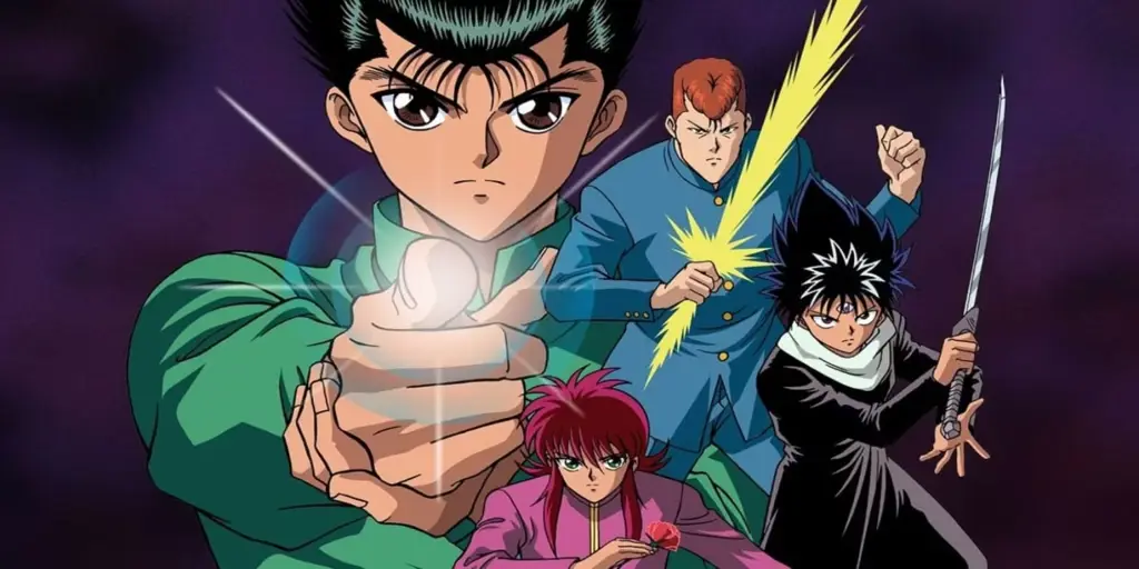 Adegan Anime Biksu yang Menginspirasi Gambar adegan anime yang menampilkan biksu dalam aktivitas meditasi atau latihan bela diri.