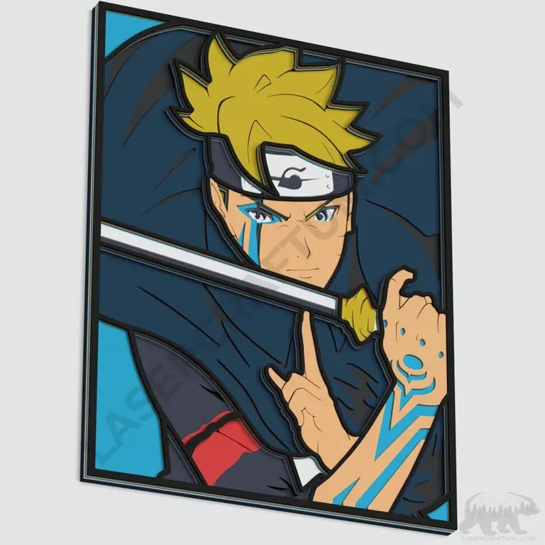 Karakter-karakter utama dalam anime Boruto Desain karakter Boruto dan teman-temannya