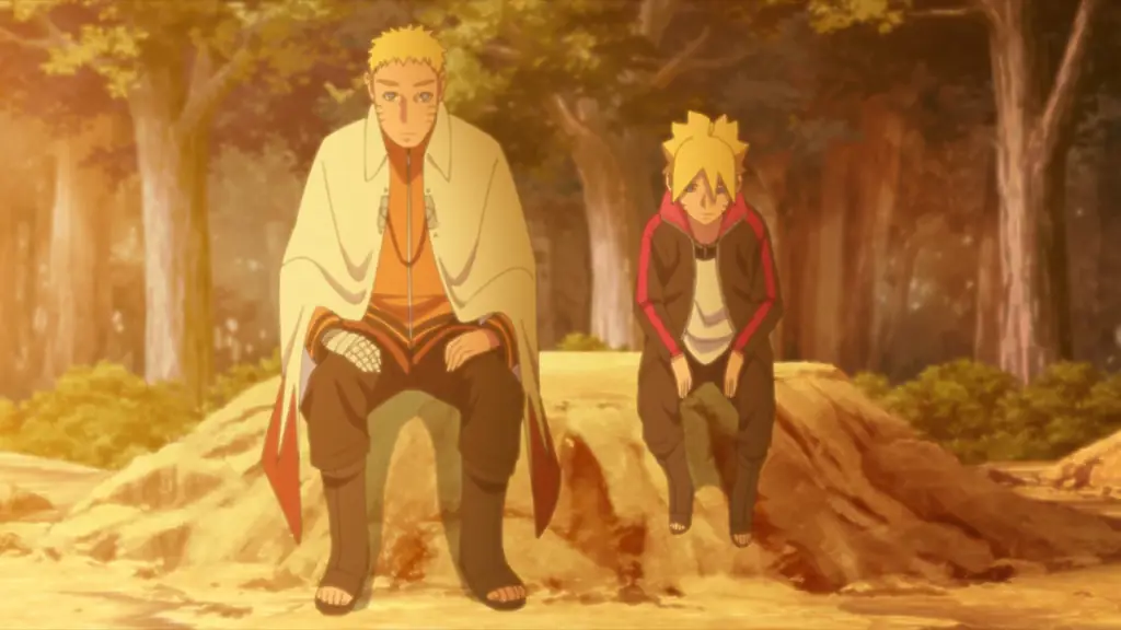 Warisan dari Naruto kepada Boruto Naruto dan Boruto bersama-sama