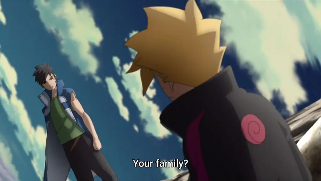 Gambar Boruto dan Kawaki saat berlatih Boruto dan Kawaki sedang berlatih