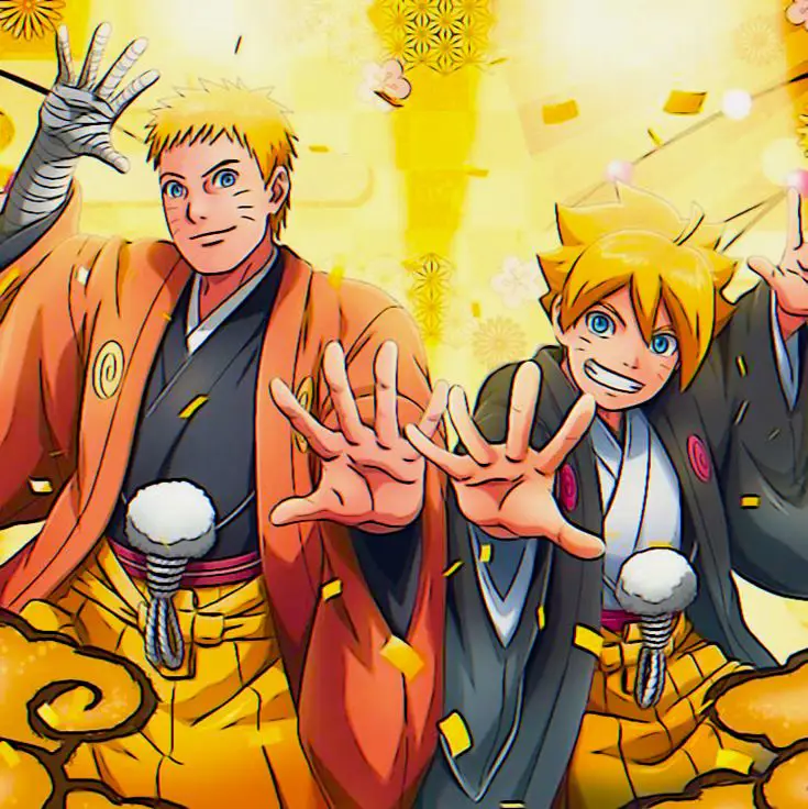 Hubungan Ayah dan Anak dalam Anime Boruto Gambar Boruto dan Naruto bersama