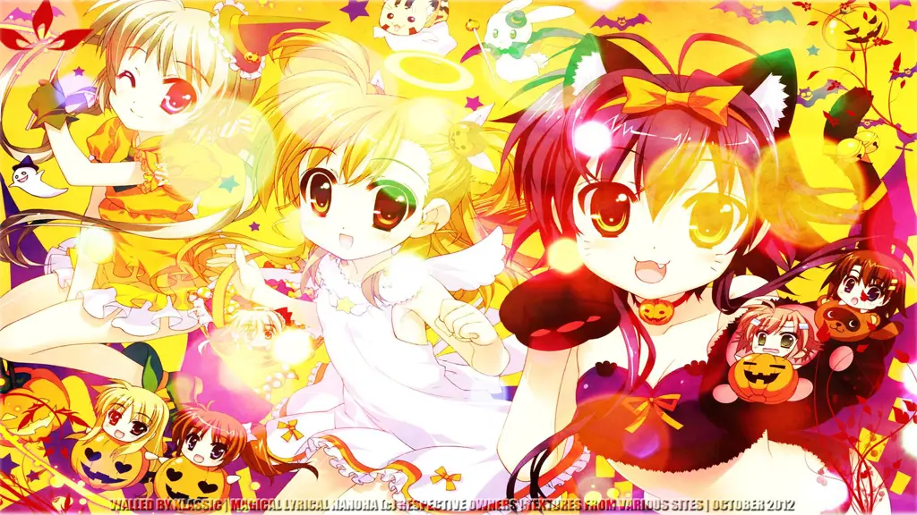 Wallpaper Chibi Keren Wallpaper anime chibi yang menarik