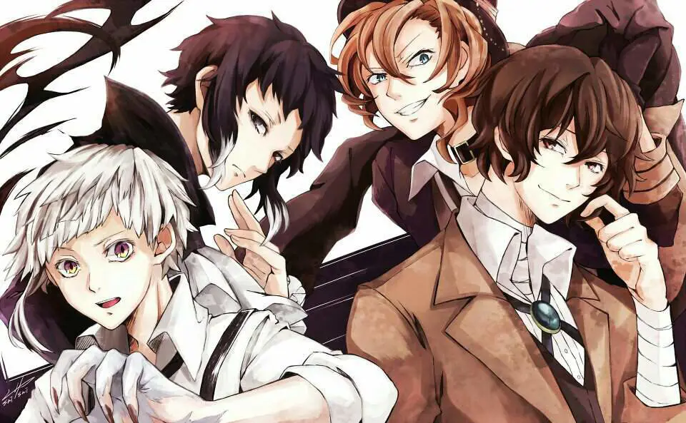 Karakter-karakter Bungou Stray Dogs Gambar para karakter utama Bungou Stray Dogs